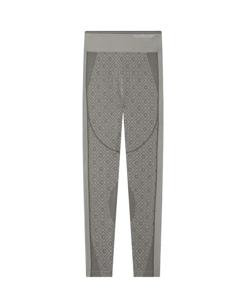 Light Grey Seamless Monogram Leggings Light Grey Seamless Monogram Leggings