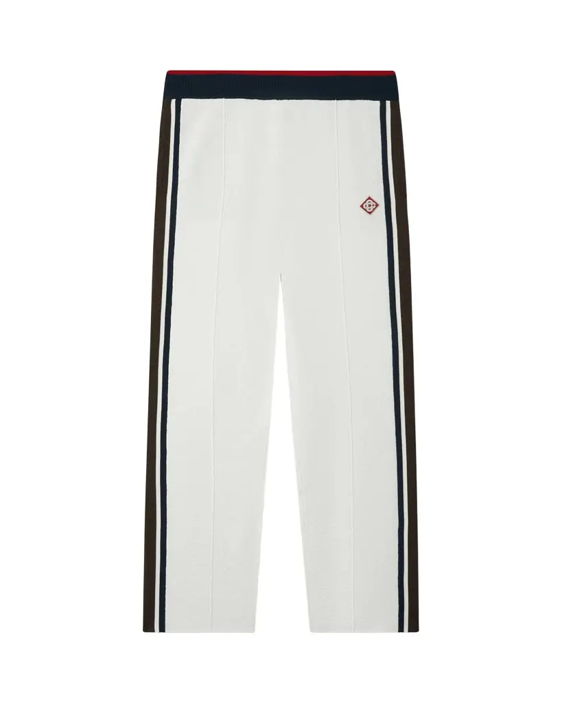 Casablanca Café Culture Stripe Track Pants in Brown