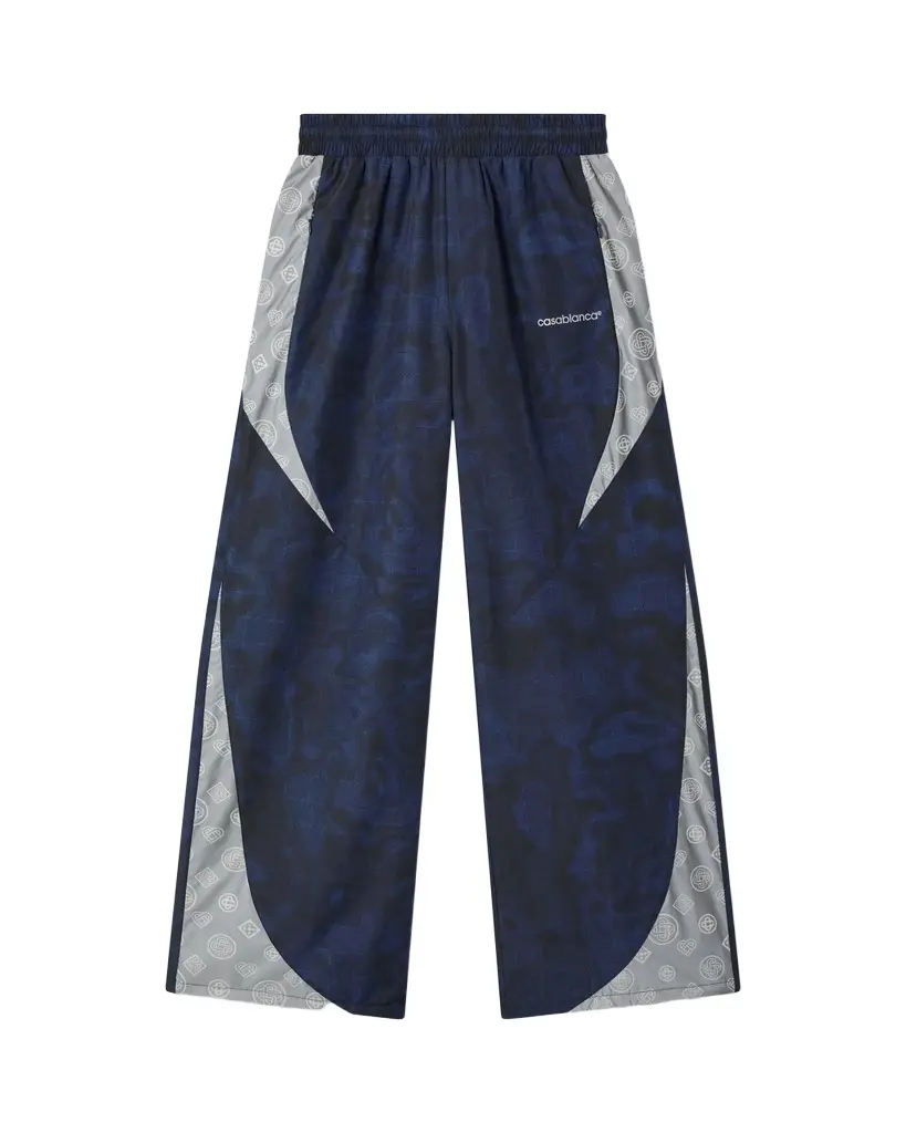 Blue Heatmap Track Pants