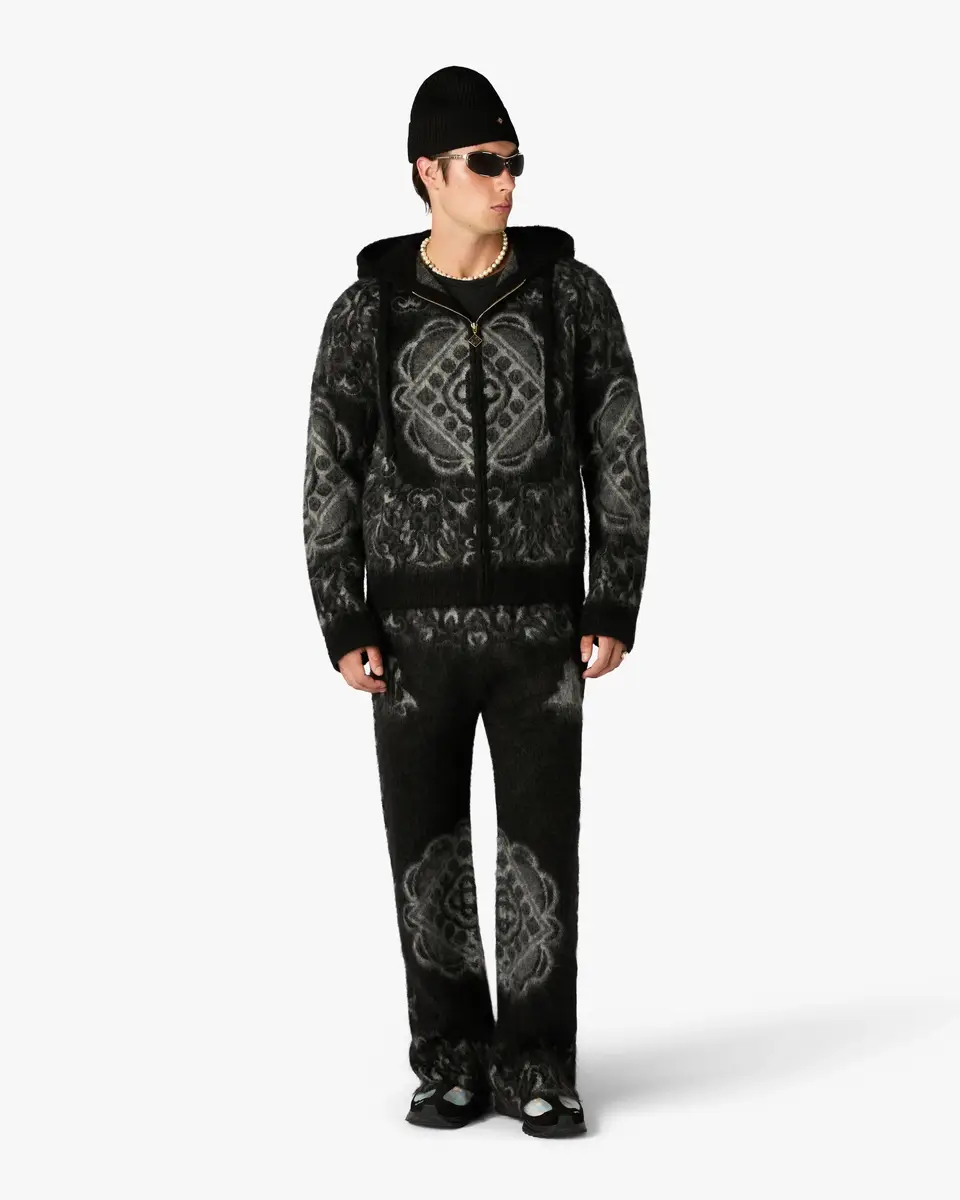 Casablanca Black Carpet Mohair Trousers | Thumbnail 2 Casablanca Black Carpet Mohair Trousers | Thumbnail 2