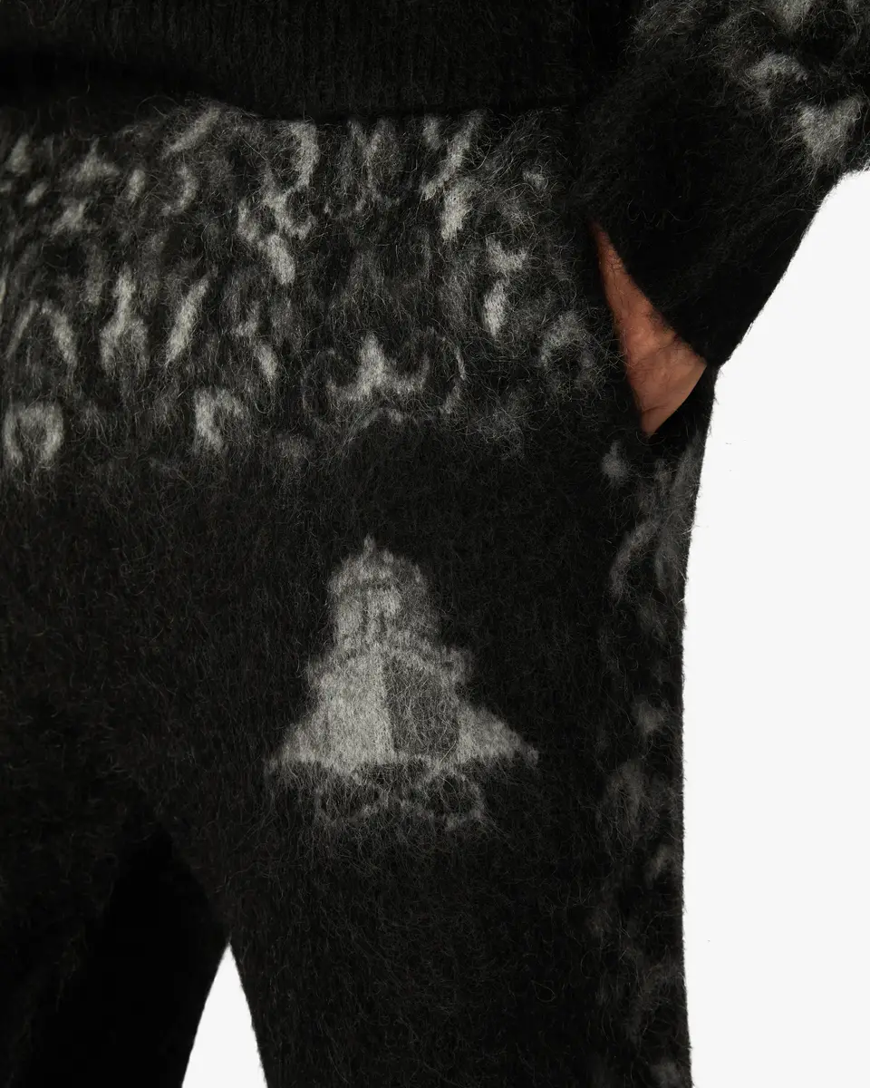 Casablanca Black Carpet Mohair Trousers | Thumbnail 5 Casablanca Black Carpet Mohair Trousers | Thumbnail 5