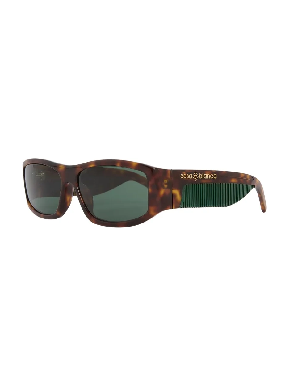 Casablanca Brown Streamline Sunglasses