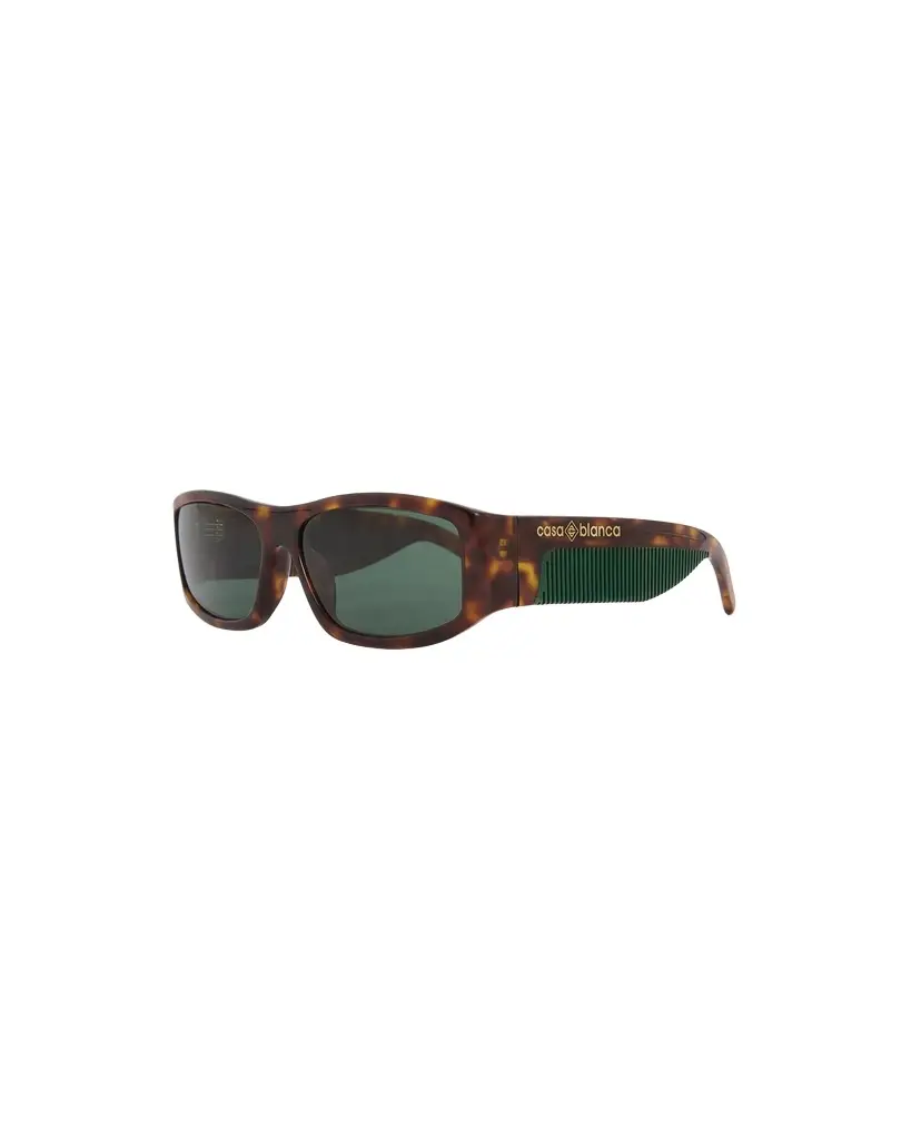 Casablanca Brown Streamline Sunglasses