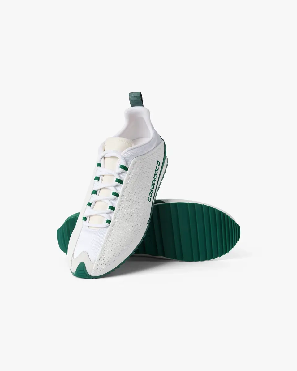 Casablanca White & Green Khopesh Sneaker | Thumbnail 3 Casablanca White & Green Khopesh Sneaker | Thumbnail 3