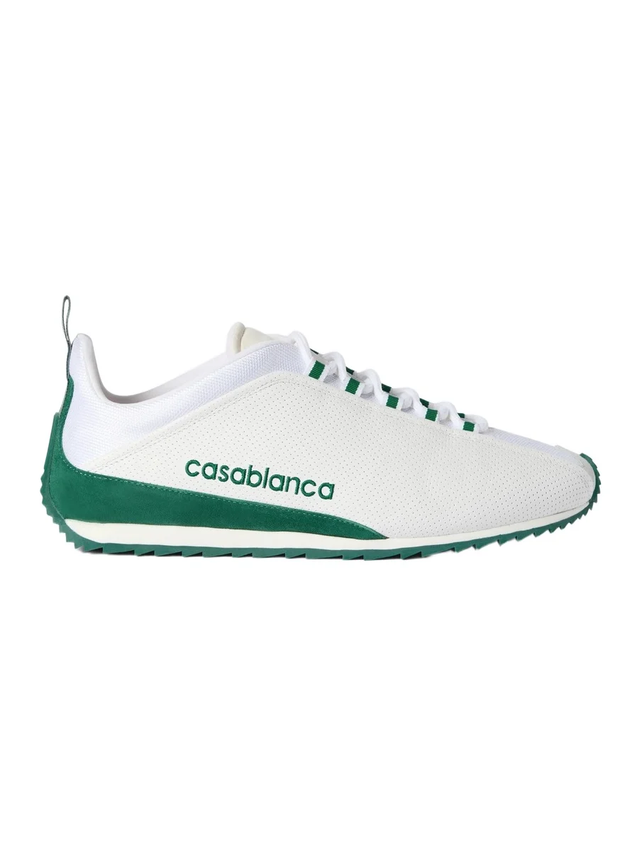 Casablanca White & Green Khopesh Sneaker