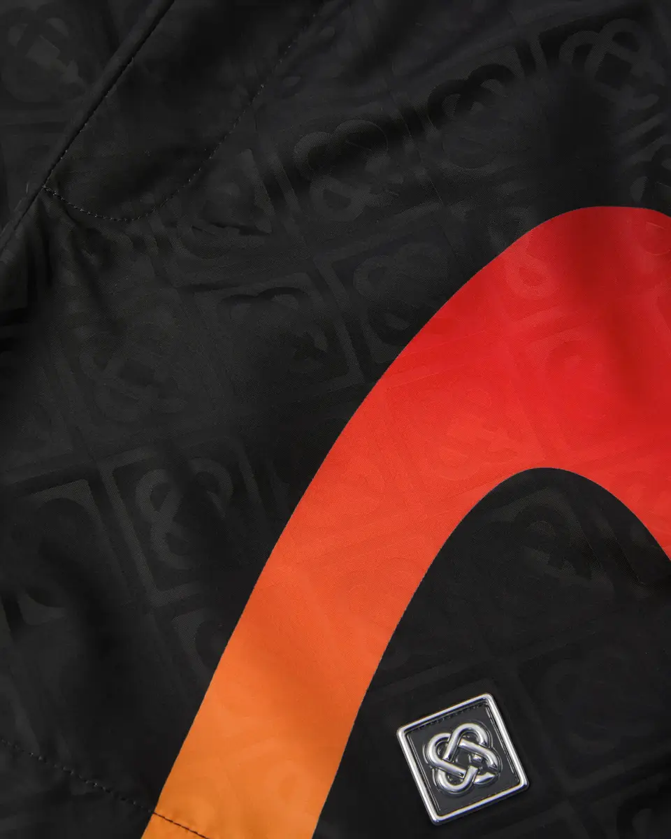 Casablanca Black & Orange Gradient Jacquard Swim Shorts | Thumbnail 7 Casablanca Black & Orange Gradient Jacquard Swim Shorts | Thumbnail 7