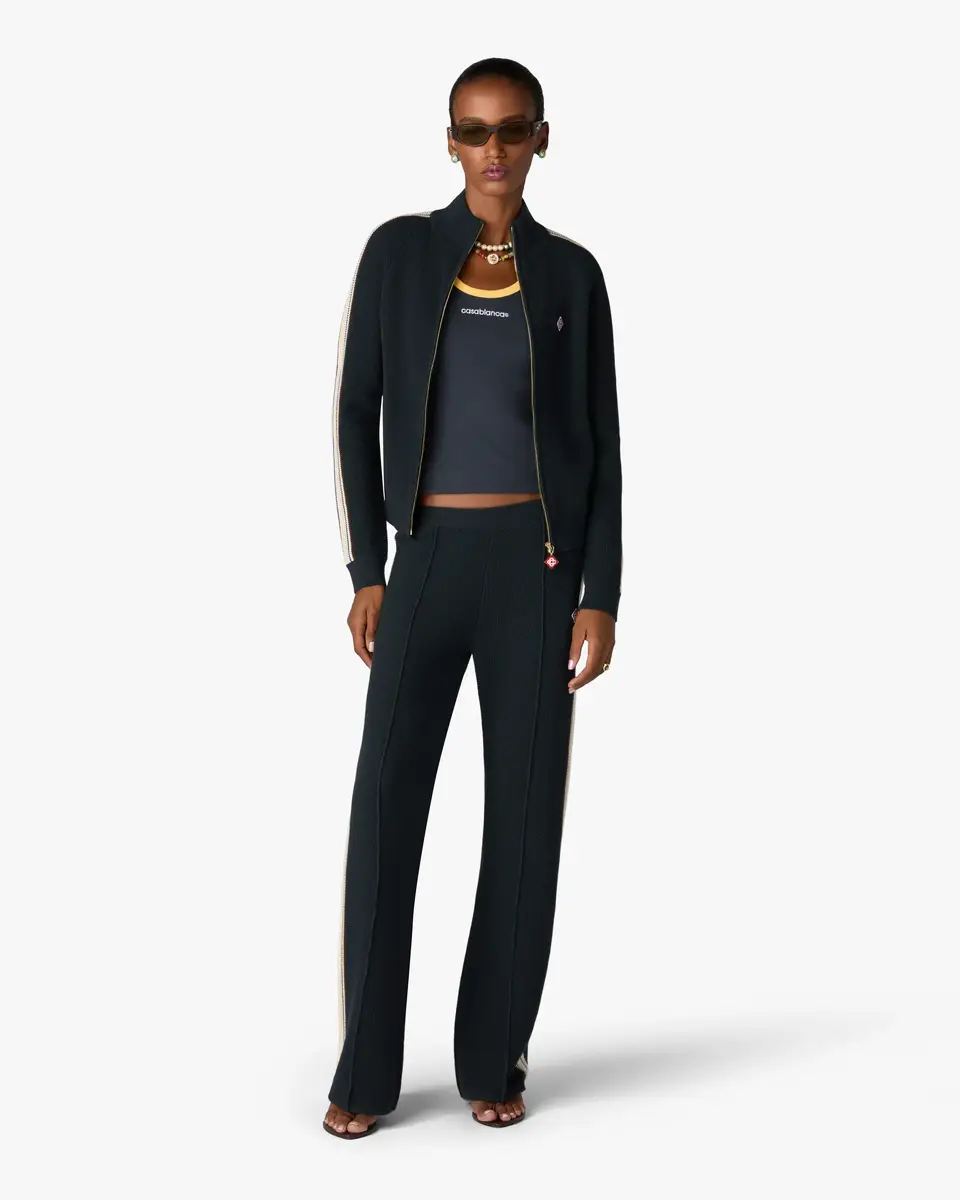 Casablanca Café Culture Wool Track Jacket | Thumbnail 2 Casablanca Café Culture Wool Track Jacket | Thumbnail 2
