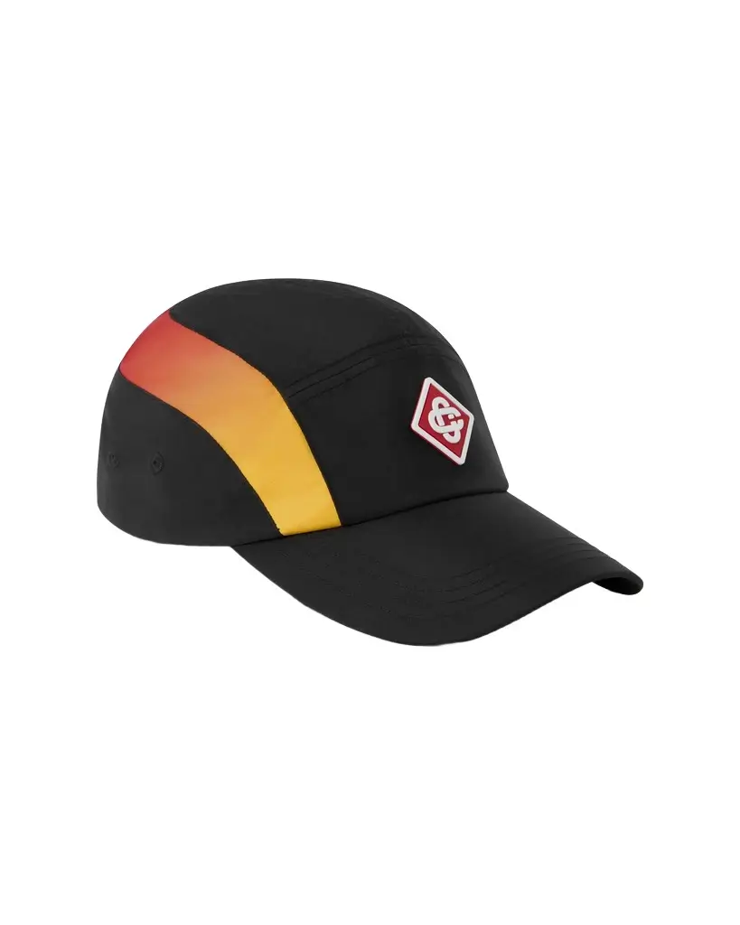 Black & Orange Gradient Nylon Cap Black & Orange Gradient Nylon Cap