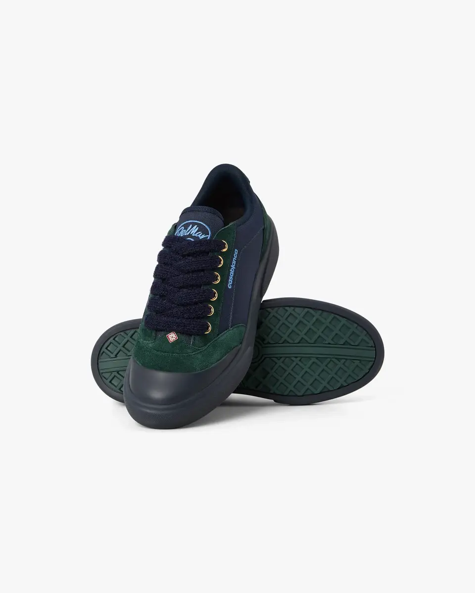 Casablanca Blue & Green Del Mar Sneaker | Thumbnail 3 Casablanca Blue & Green Del Mar Sneaker | Thumbnail 3