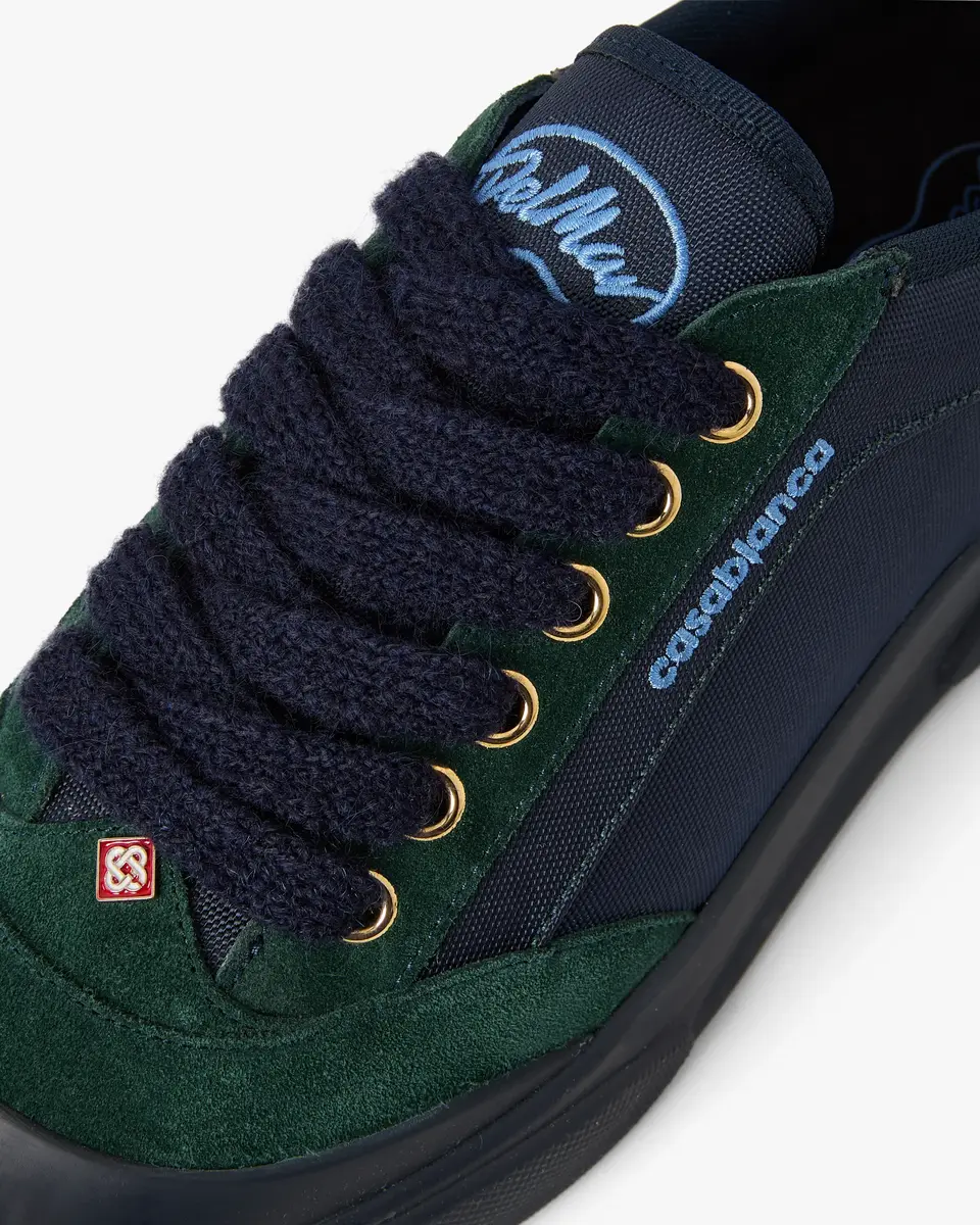 Casablanca Blue & Green Del Mar Sneaker | Thumbnail 4 Casablanca Blue & Green Del Mar Sneaker | Thumbnail 4