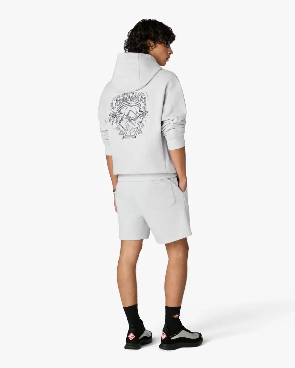 Casablanca Grey Eveil Ancestral Applique Shorts | Thumbnail 3 Casablanca Grey Eveil Ancestral Applique Shorts | Thumbnail 3
