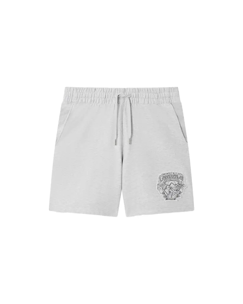 Grey Eveil Ancestral Applique Shorts Grey Eveil Ancestral Applique Shorts