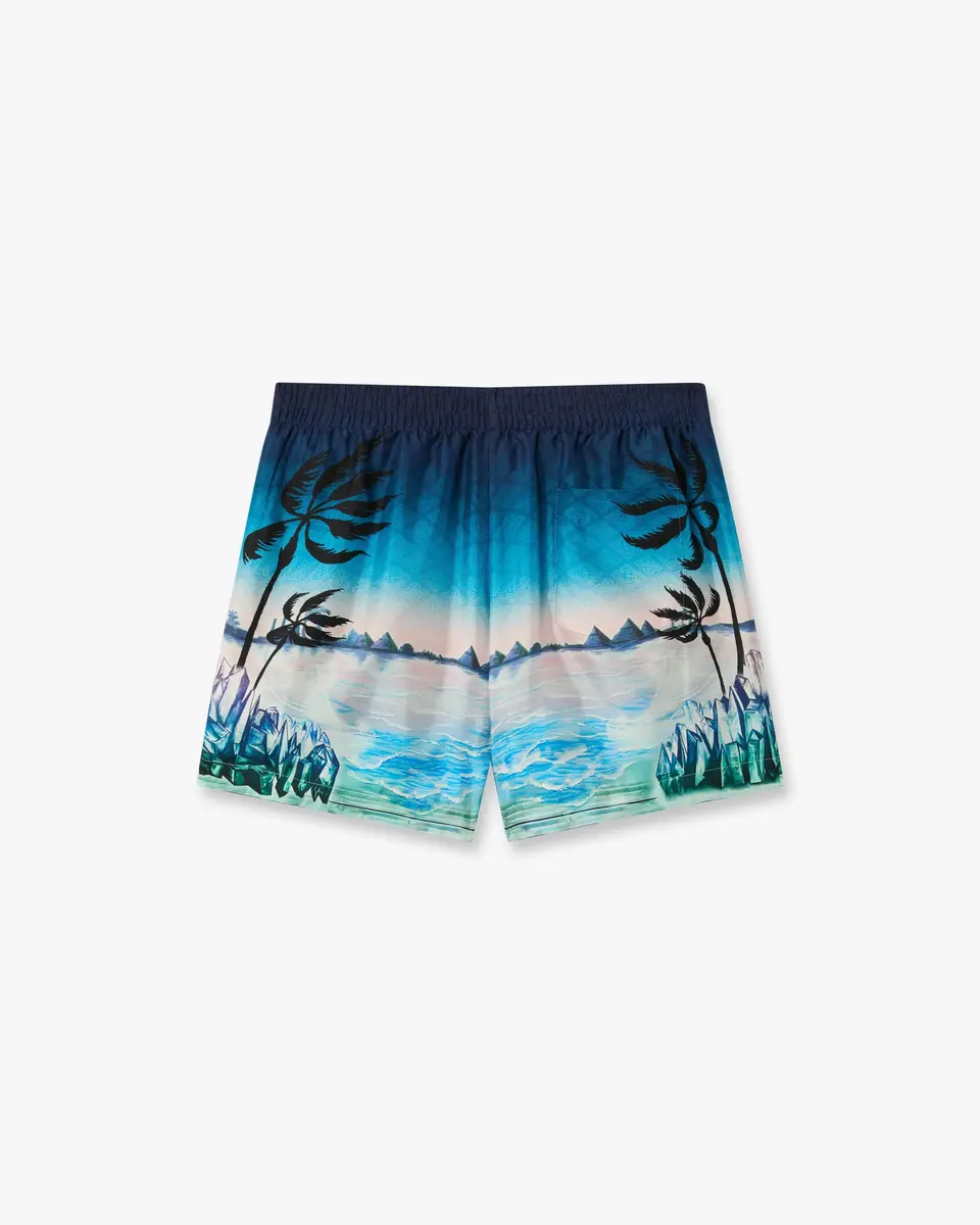 Casablanca Crystal Alchemy Silk Twill Shorts | Thumbnail 7 Casablanca Crystal Alchemy Silk Twill Shorts | Thumbnail 7