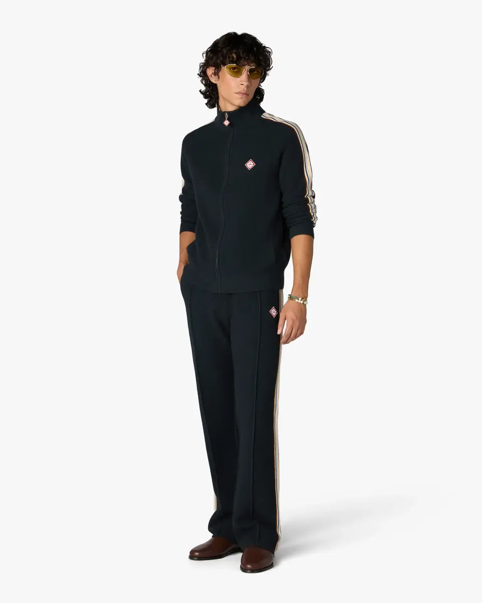 Casablanca Café Culture Wool Track Jacket | Thumbnail 2 Casablanca Café Culture Wool Track Jacket | Thumbnail 2