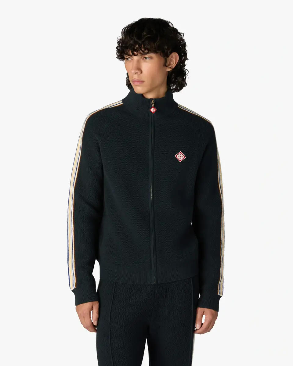 Casablanca Café Culture Wool Track Jacket | Thumbnail 4 Casablanca Café Culture Wool Track Jacket | Thumbnail 4