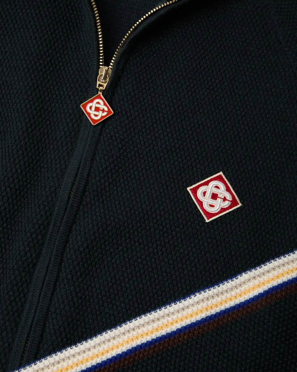 Casablanca Café Culture Wool Track Jacket | Thumbnail 6 Casablanca Café Culture Wool Track Jacket | Thumbnail 6