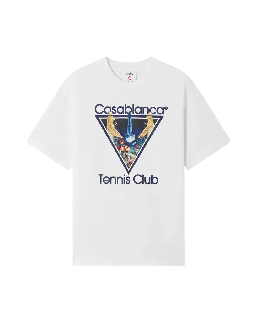 White Monde Perdu Tennis Club Icon Short Sleeve T-Shirt White Monde Perdu Tennis Club Icon Short Sleeve T-Shirt