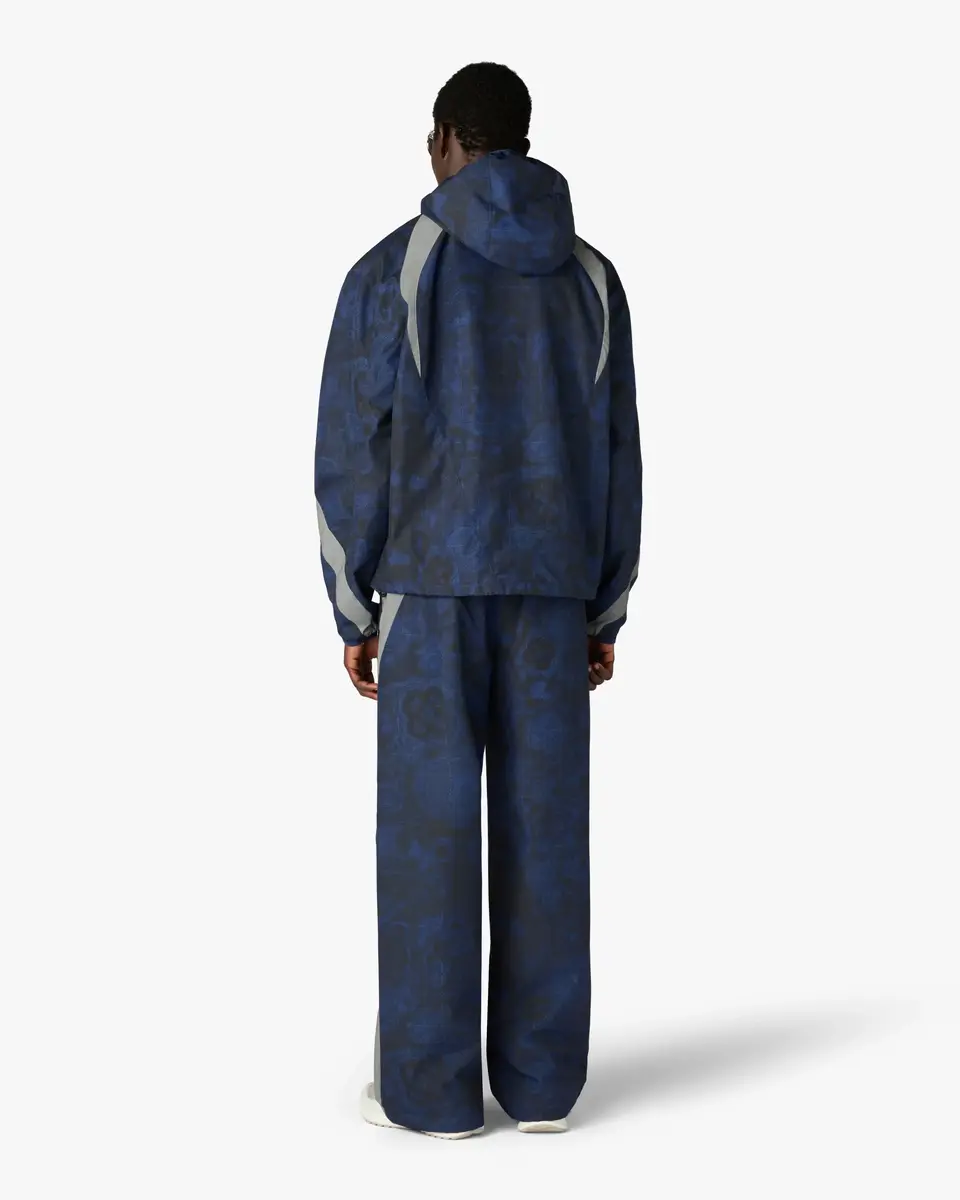 Casablanca Blue Heatmap Zip-Up Hooded Jacket | Thumbnail 4 Casablanca Blue Heatmap Zip-Up Hooded Jacket | Thumbnail 4