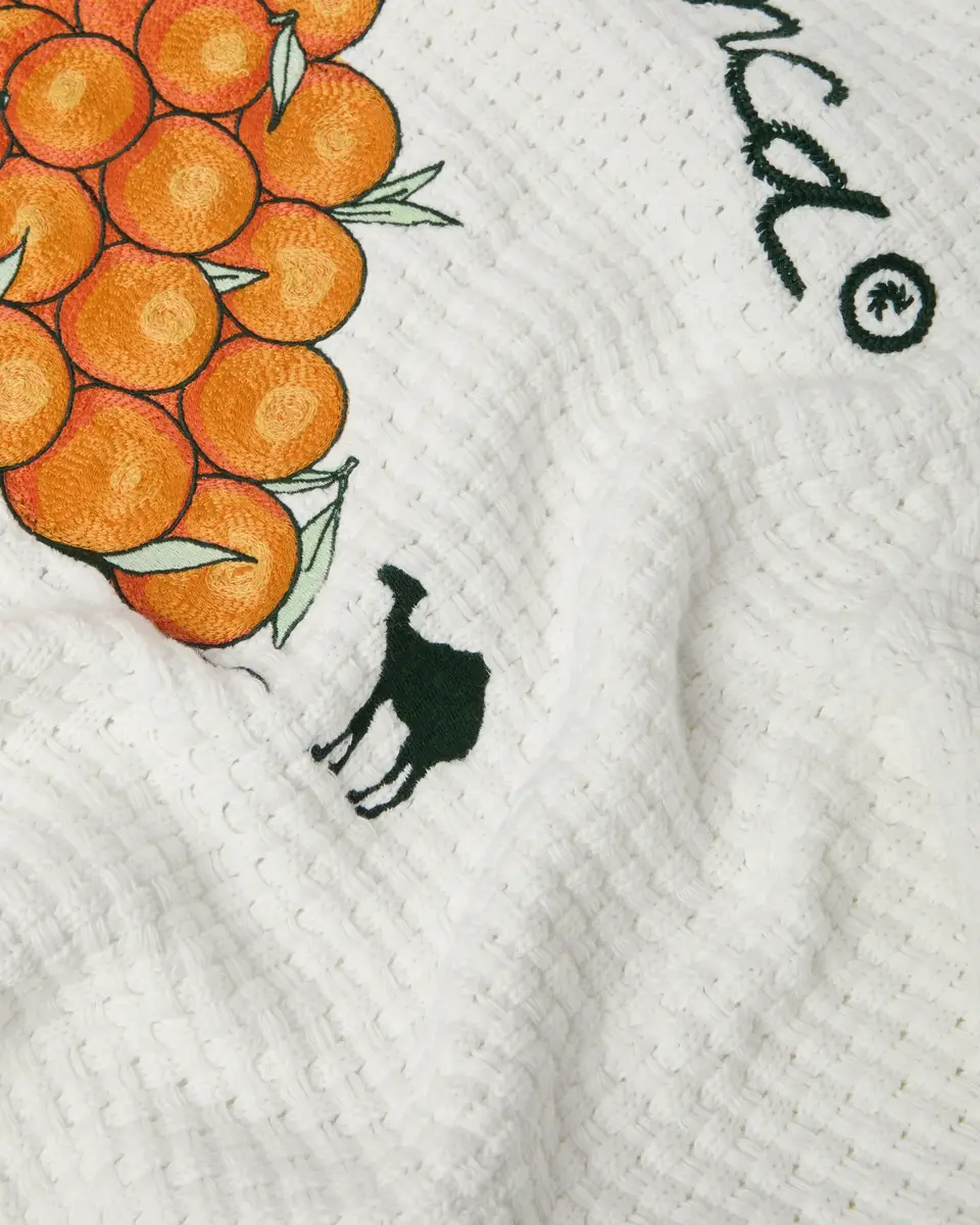 Casablanca White Pyramid of Oranges Crochet Cardigan in Green | Thumbnail 6 Casablanca White Pyramid of Oranges Crochet Cardigan in Green | Thumbnail 6