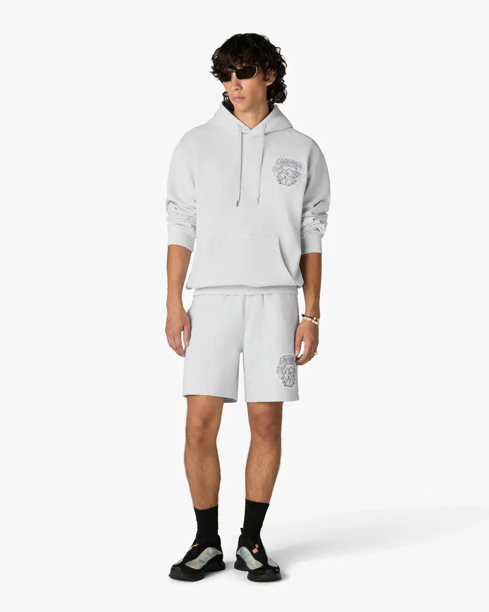 Casablanca Grey Eveil Ancestral Applique Hooded Sweatshirt | Thumbnail 2 Casablanca Grey Eveil Ancestral Applique Hooded Sweatshirt | Thumbnail 2