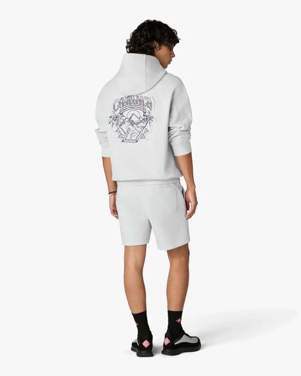 Casablanca Grey Eveil Ancestral Applique Hooded Sweatshirt | Thumbnail 3 Casablanca Grey Eveil Ancestral Applique Hooded Sweatshirt | Thumbnail 3