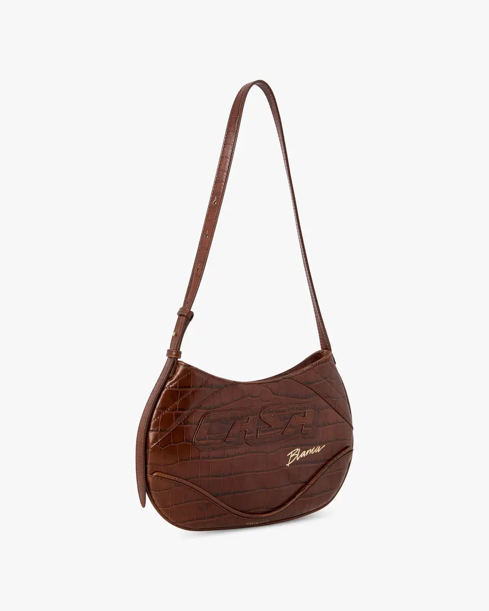 Casablanca Brown Slim Biker Bag | Thumbnail 3 Casablanca Brown Slim Biker Bag | Thumbnail 3