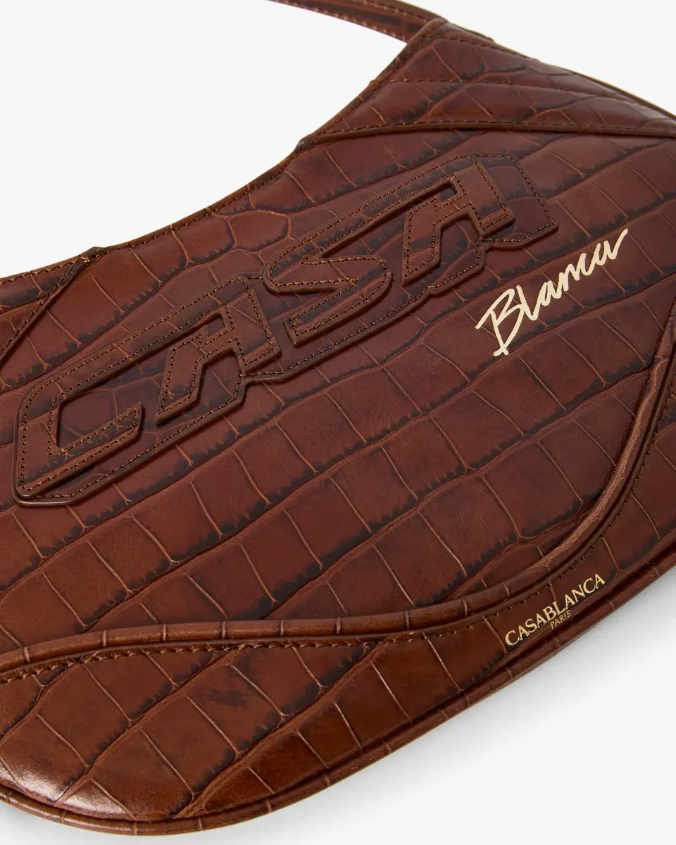 Casablanca Brown Slim Biker Bag | Thumbnail 4 Casablanca Brown Slim Biker Bag | Thumbnail 4