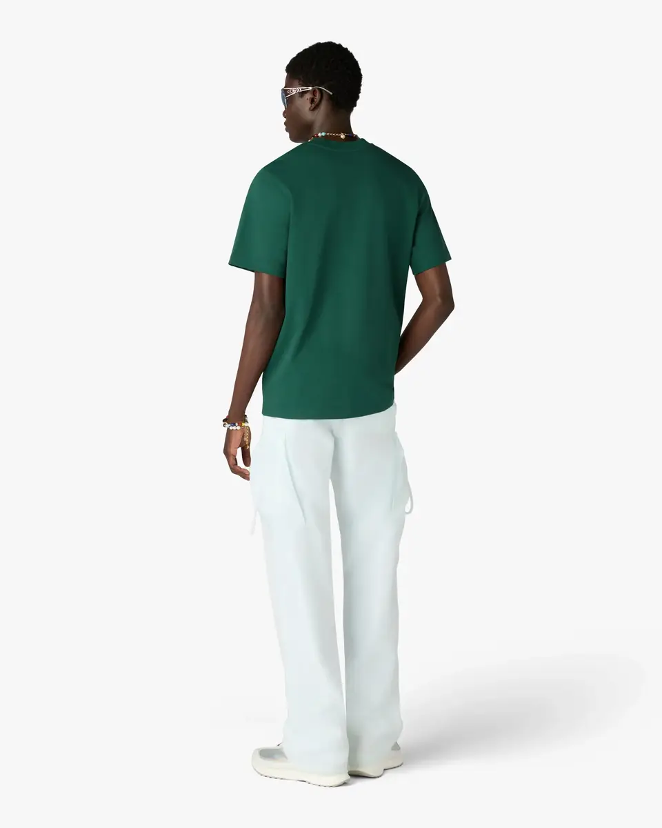 Casablanca Dark Green Tennis Club Icon Short Sleeve T-Shirt | Thumbnail 3 Casablanca Dark Green Tennis Club Icon Short Sleeve T-Shirt | Thumbnail 3