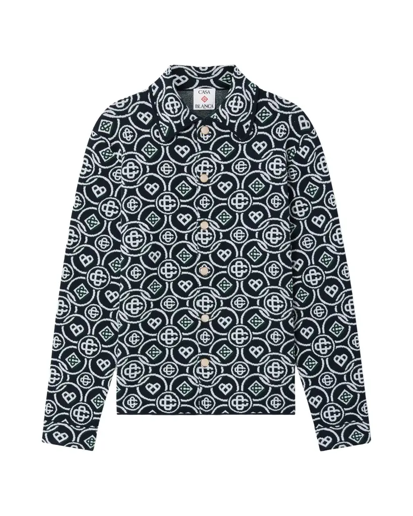 Dark Green Icon Monogram Long Sleeve Shirt Dark Green Icon Monogram Long Sleeve Shirt