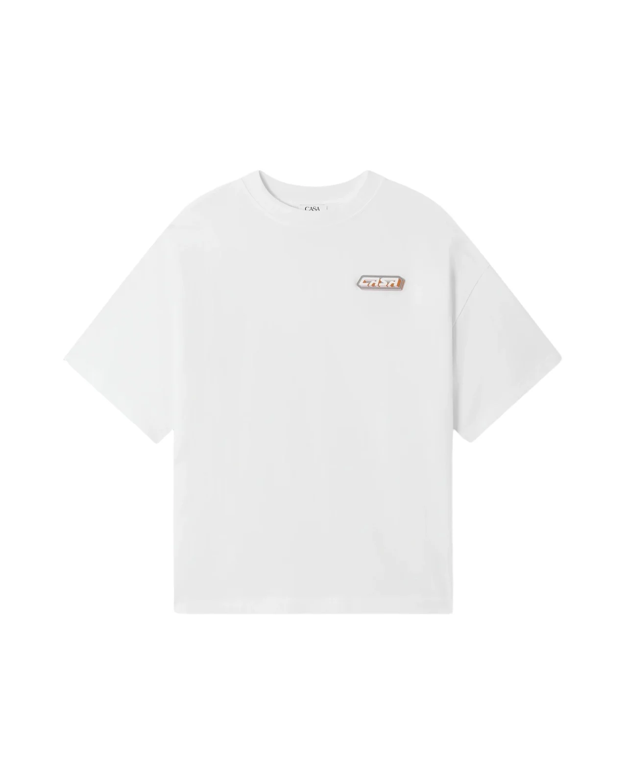 Casablanca White Casa Racing Oversized Short Sleeve T-Shirt