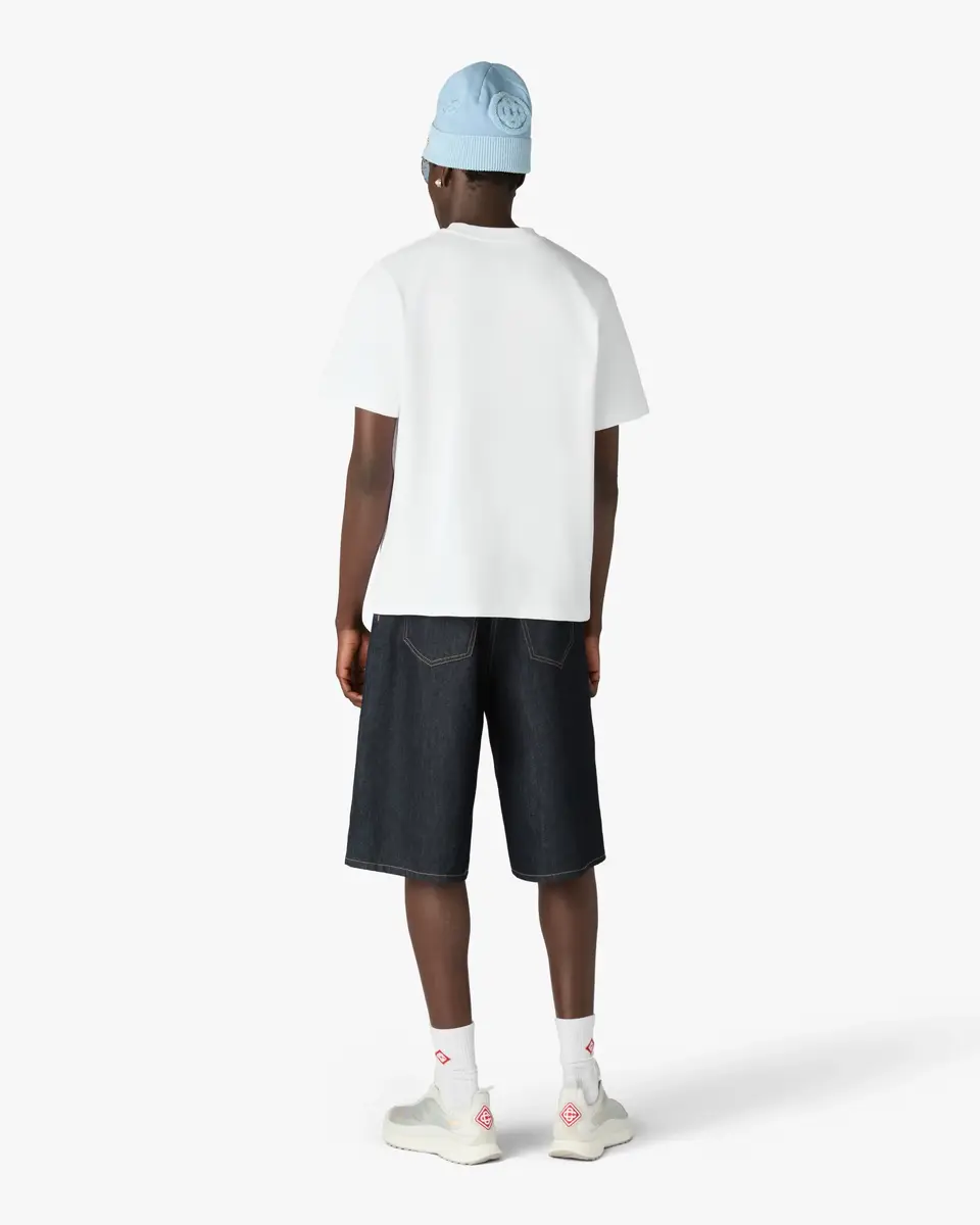 Casablanca White Tennis Club Icon Short Sleeve T-Shirt | Thumbnail 3 Casablanca White Tennis Club Icon Short Sleeve T-Shirt | Thumbnail 3