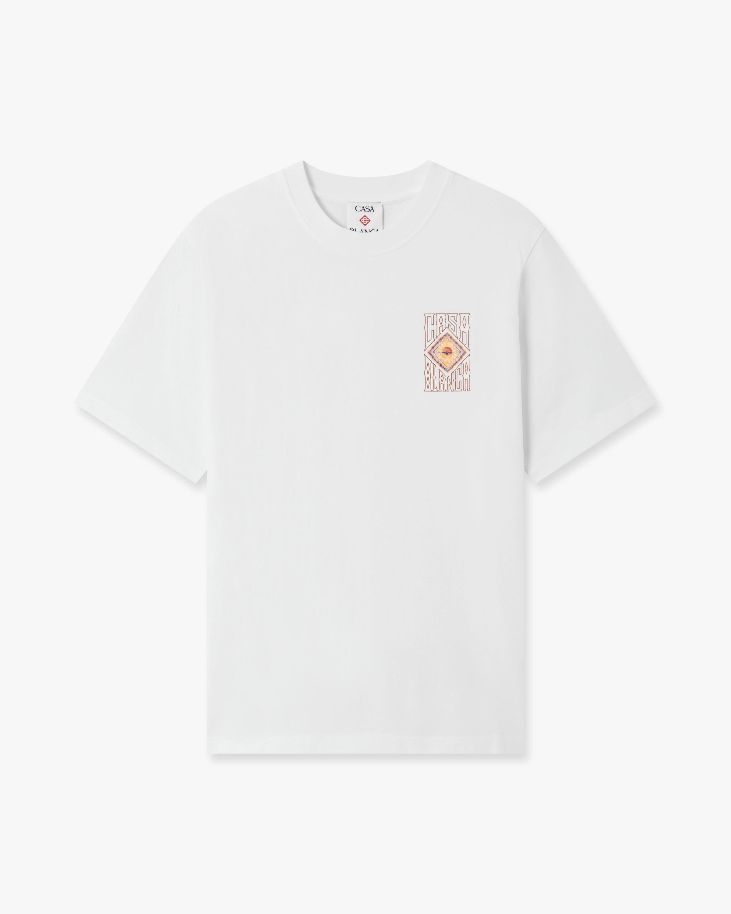 Casablanca White Hermons Mirage Short Sleeve T-Shirt | Thumbnail 6 Casablanca White Hermons Mirage Short Sleeve T-Shirt | Thumbnail 6