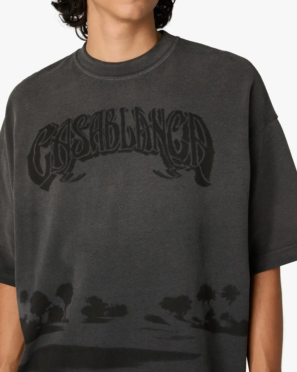 Casablanca Black Sands Washed Oversized Short Sleeve T-Shirt | Thumbnail 5 Casablanca Black Sands Washed Oversized Short Sleeve T-Shirt | Thumbnail 5