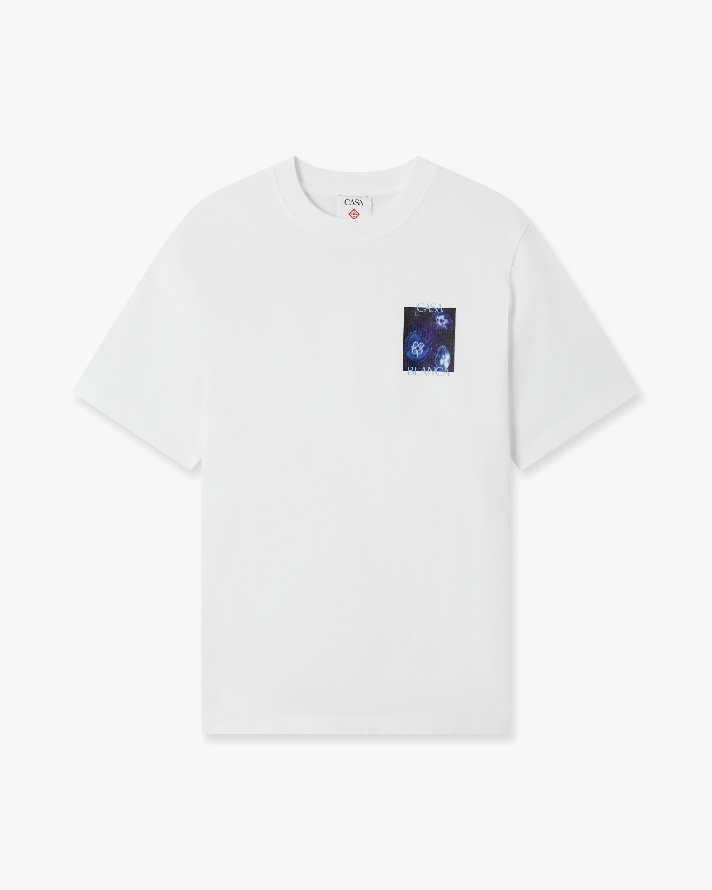 Casablanca White Meduse Short Sleeve T-Shirt | Thumbnail 6 Casablanca White Meduse Short Sleeve T-Shirt | Thumbnail 6