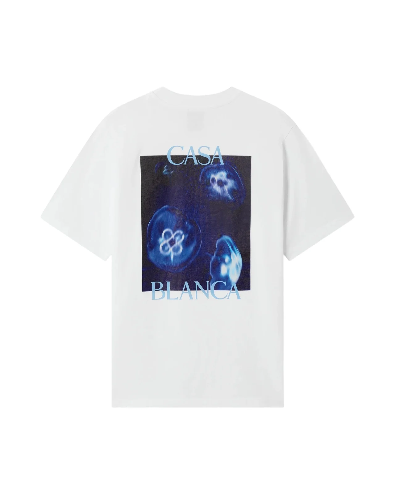 Casablanca White Meduse Short Sleeve T-Shirt