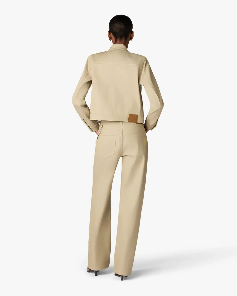 Casablanca Beige Desert Canvas Denim Jacket | Thumbnail 3 Casablanca Beige Desert Canvas Denim Jacket | Thumbnail 3