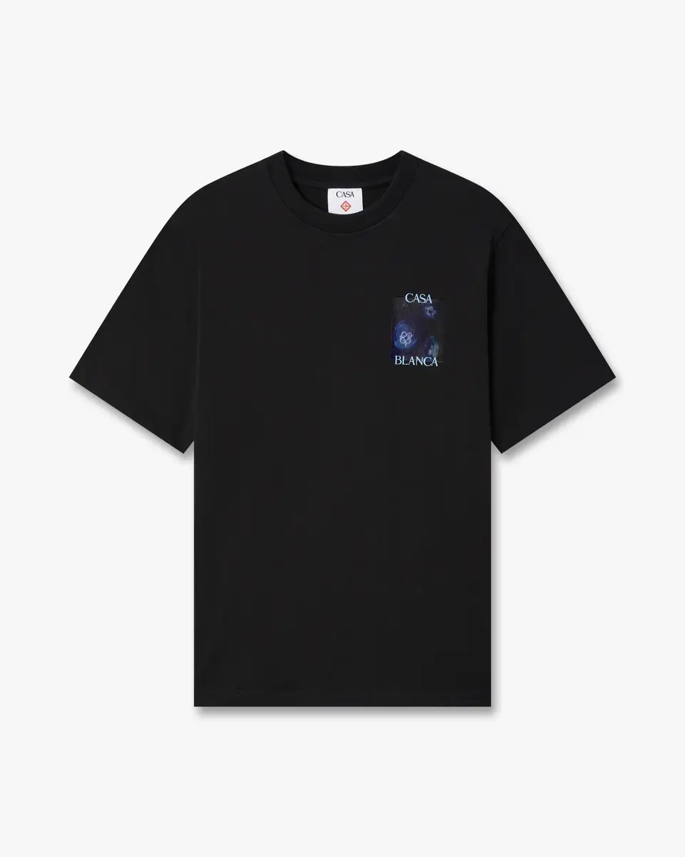 Casablanca Black Meduse Short Sleeve T-Shirt | Thumbnail 6