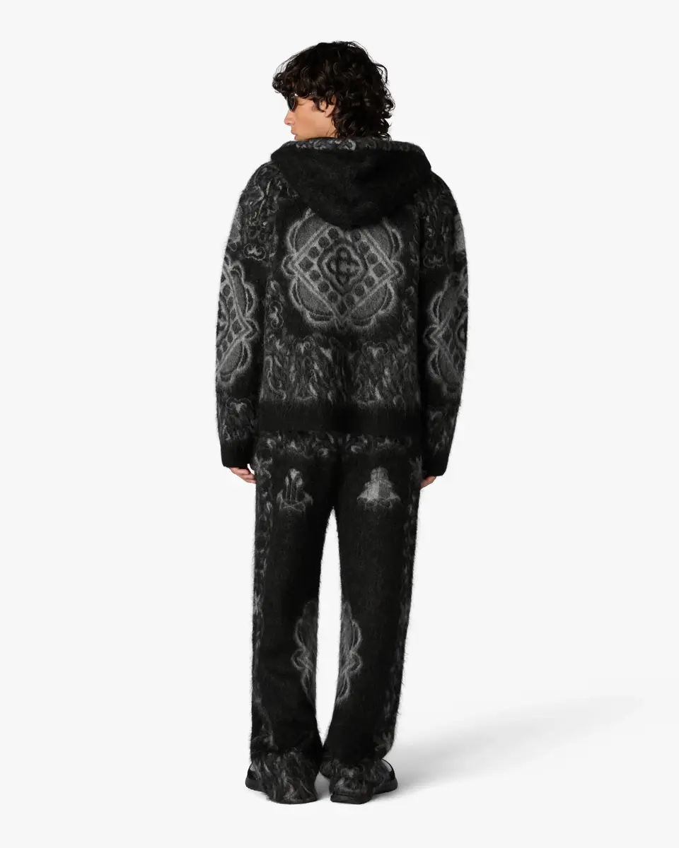 Casablanca Black Carpet Mohair Hooded Sweatshirt | Thumbnail 3 Casablanca Black Carpet Mohair Hooded Sweatshirt | Thumbnail 3