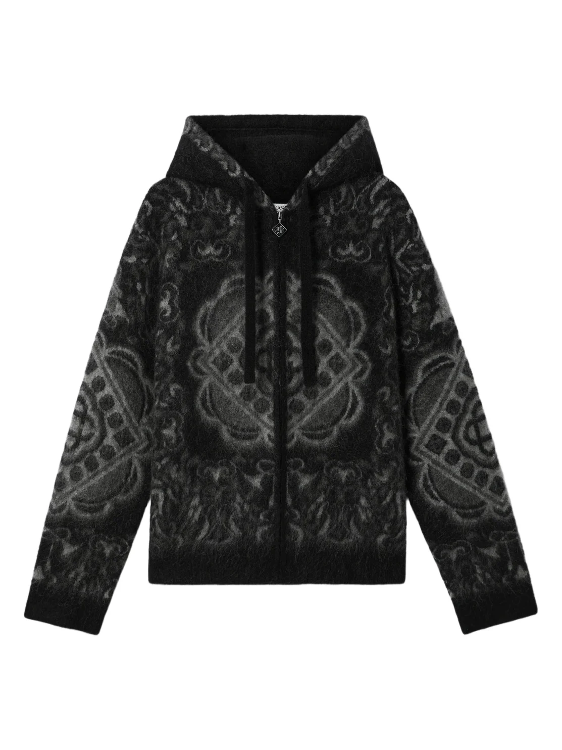 Casablanca Black Carpet Mohair Hooded Sweatshirt