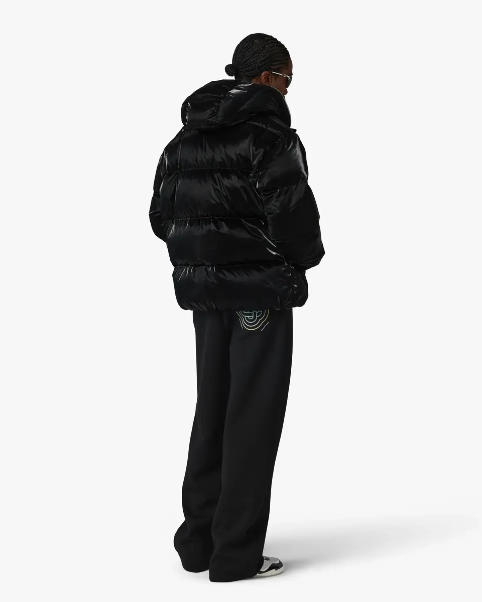 Casablanca Black Lacquered Nylon Puffer Down Jacket | Thumbnail 3 Casablanca Black Lacquered Nylon Puffer Down Jacket | Thumbnail 3