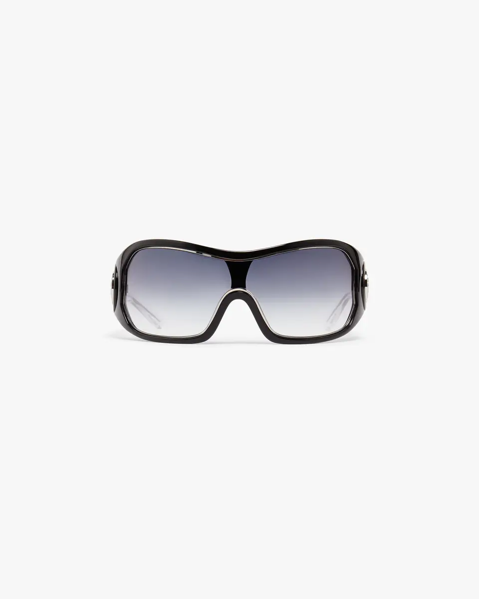 Casablanca Black Outline Shield Sunglasses | Thumbnail 4 Casablanca Black Outline Shield Sunglasses | Thumbnail 4