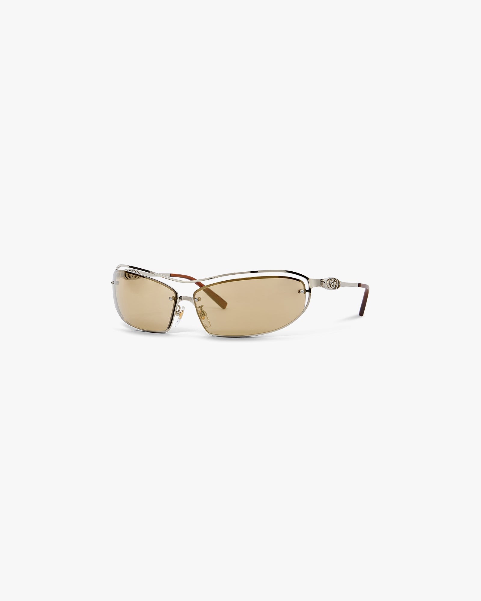 Casablanca Brown Spiral Sunglasses