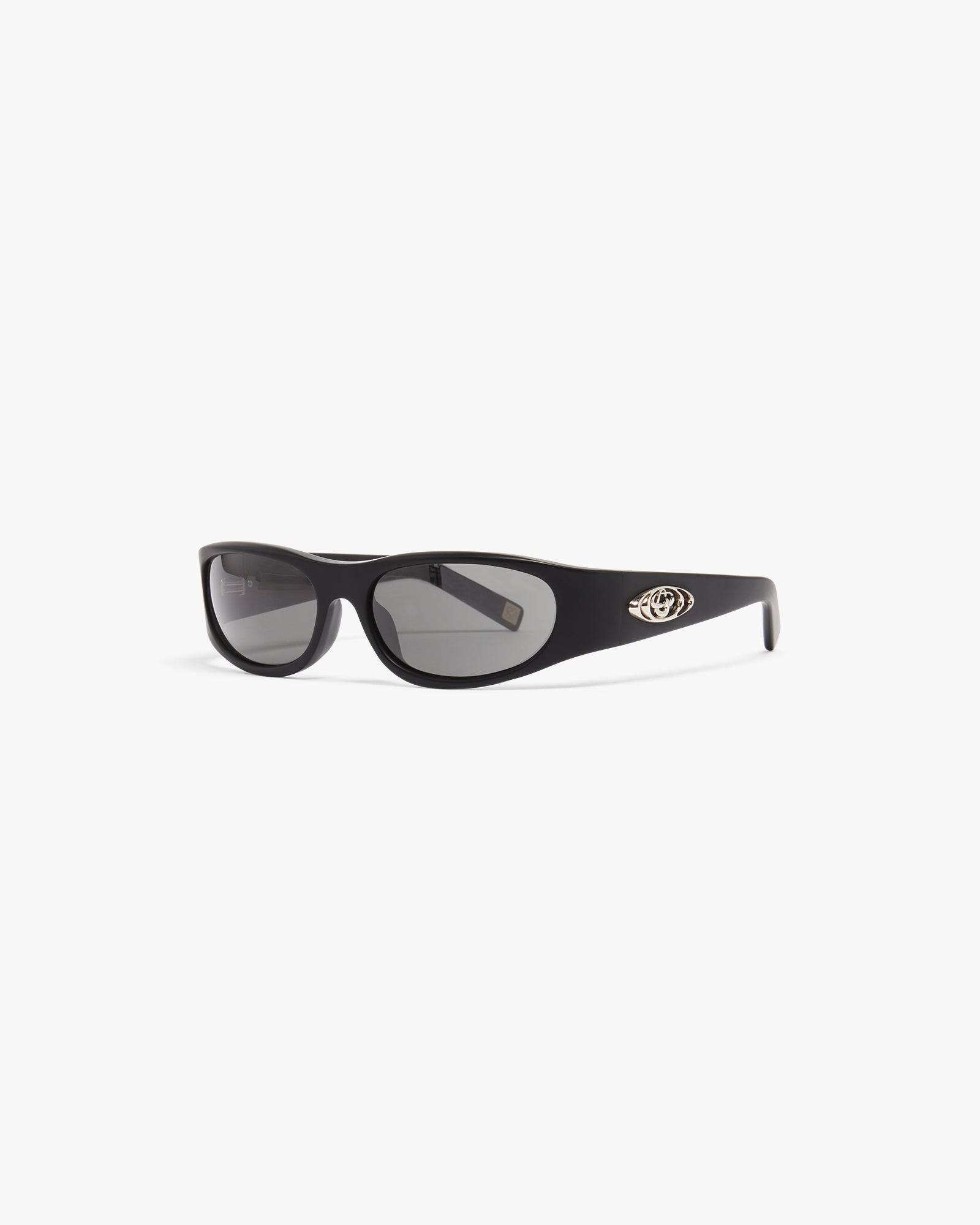 Casablanca Black Warped Sport Sunglasses