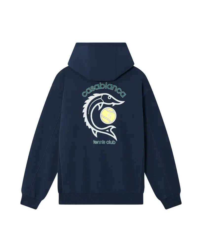 Navy Casa Kaspia New York Tennis Club Hooded Sweatshirt