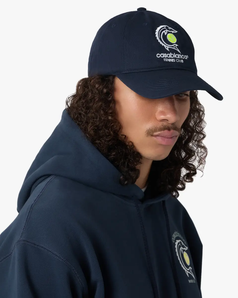 Casablanca Navy Casa Kaspia New York Tennis Club Cap | Thumbnail 2 Casablanca Navy Casa Kaspia New York Tennis Club Cap | Thumbnail 2
