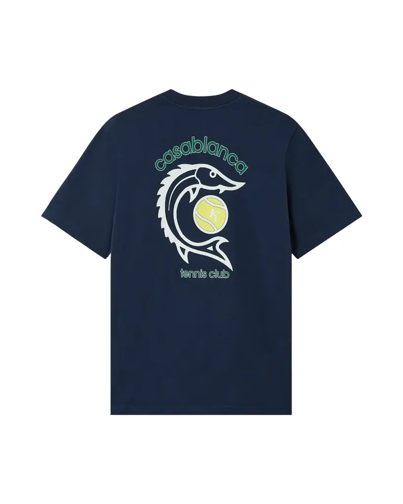 Navy Casa Kaspia New York Tennis Club Short Sleeve T-Shirt