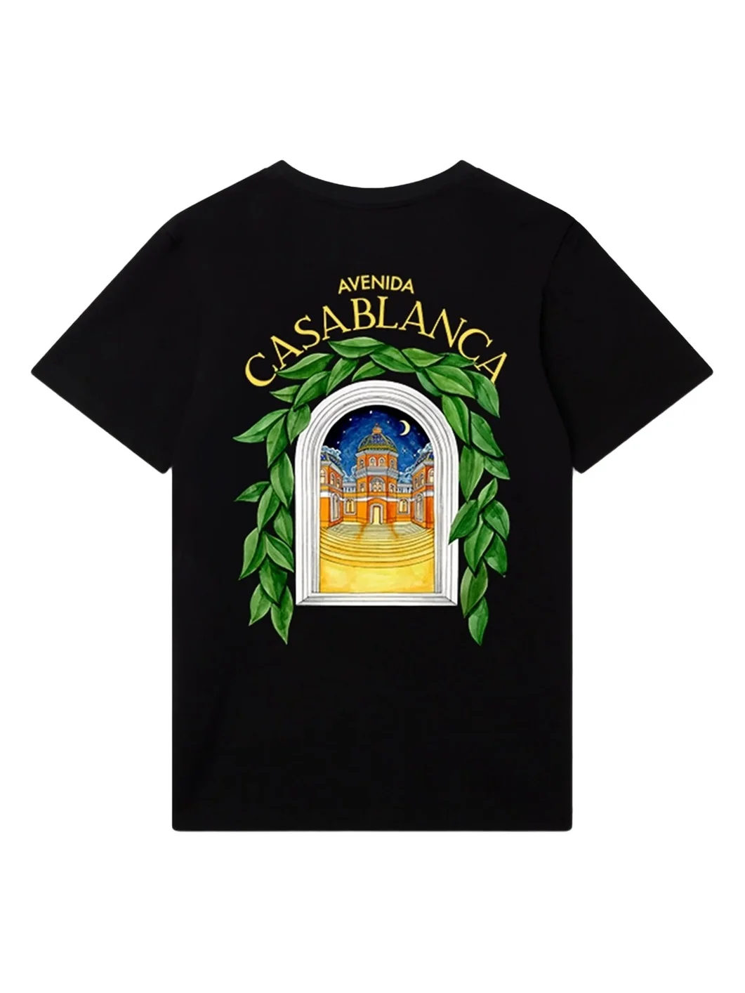 Casablanca Casablanca Avenida Short Sleeve T-Shirt in Black