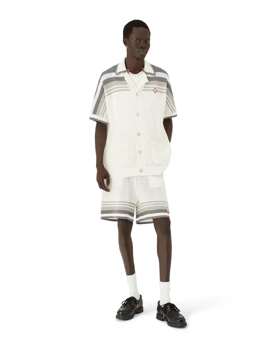 Casablanca Tennis Crochet Shirt | Thumbnail 2