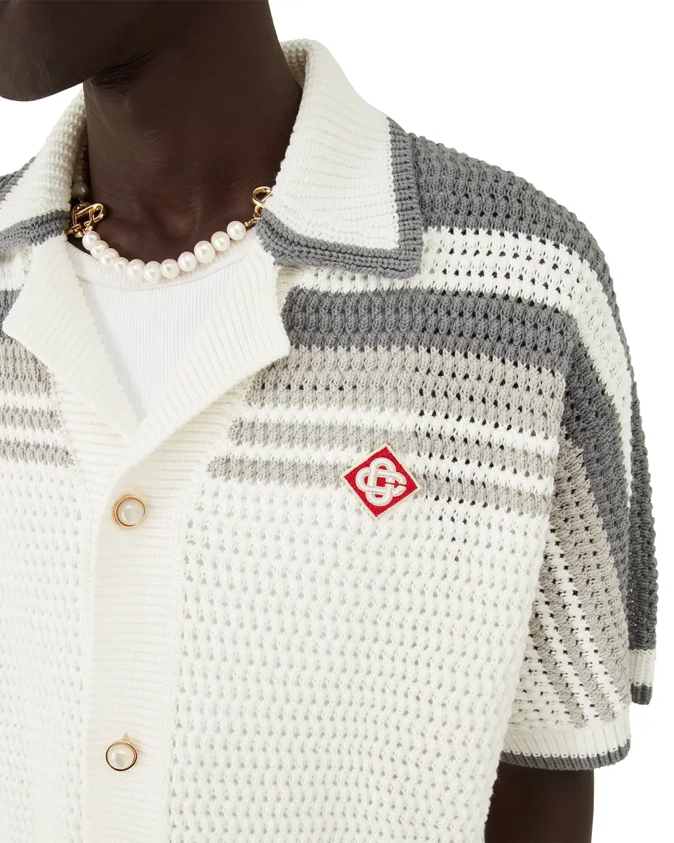 Casablanca Tennis Crochet Shirt | Thumbnail 5