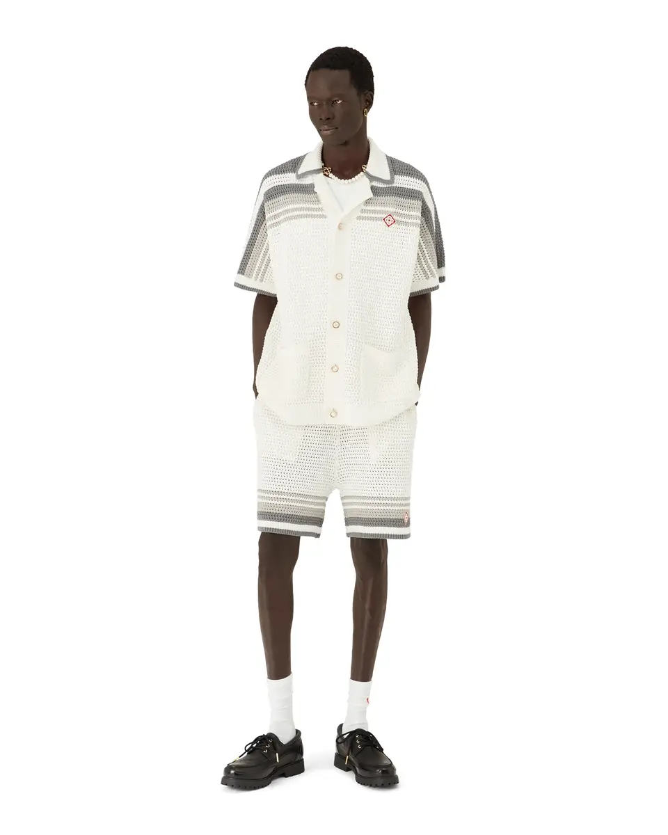 Casablanca Tennis Crochet Shorts | Thumbnail 2